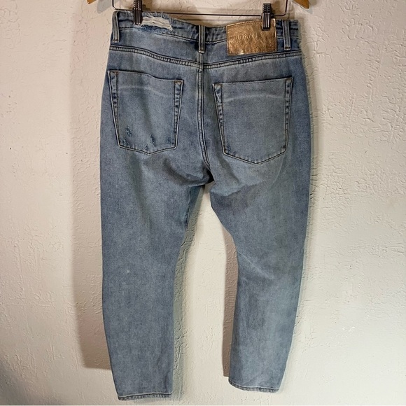 ONE Teaspoon Trashed Saints Boyfriend Jeans in Blue - Picture 6 of 11